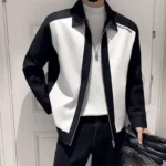 Men's Jackets Korean Reviews Many Male Coats Slim Fit Zip V Casual Aesthetic Clothing Fashion 2025 Cheap Sale Luxury Designer